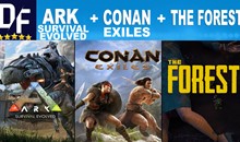 Ark Survival Evolved + Conan Exiles + The Forest |STEAM