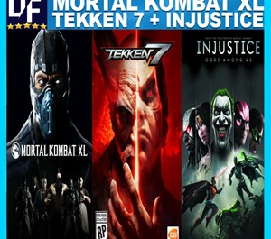Обложка Mortal Kombat XL + TEKKEN 7 + Injustice |STEAM аккаунт