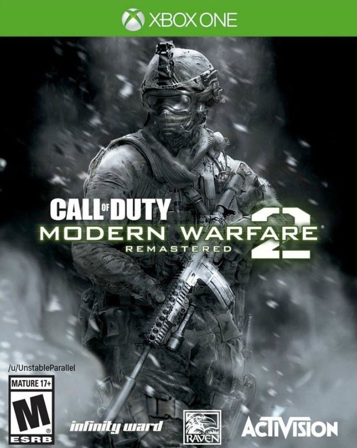 Обложка Call of Duty Modern Warfare 2 Remastered Xbox one