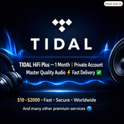 🎵 TIDAL HiFi Plus 1 Месяц ⚡ Приватный Аккаунт ✅ Гарантия | Быстрая Доставка