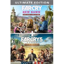 Far Cry 5 Gold+Far Cry New Dawn Deluxe Xbox One code🔑
