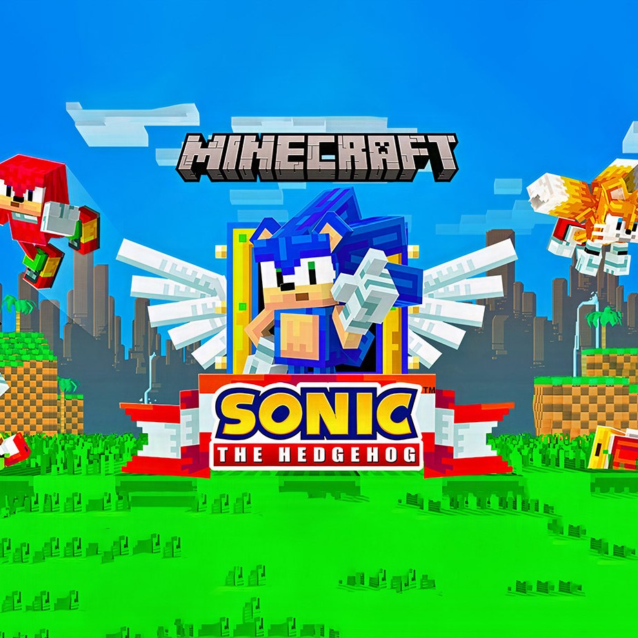 Обложка Minecraft - Sonic the Hedgehog DLC XBOX [ Ключ 🔑 Код ]