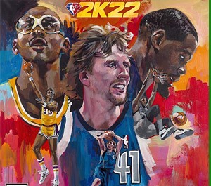Обложка NBA 2K22 NBA 75th Anniversary Edition Xbox One & Series