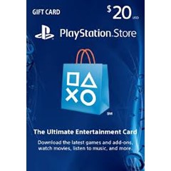 PLAYSTATION NETWORK CARD PSN 25$ US (ONLY USA ACC)