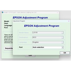 EPSON AdjProg Reset- L3110 L3150 L3151 L3160 L1110