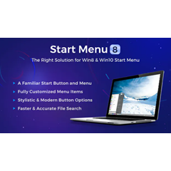 ✅Start Menu 8 PRO ⭐Код🔑\3-ПК\1-Год\РФ+Весь Мир⭐