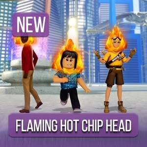 Flaming hot chip head