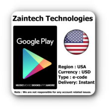 $5 Google Play US Region - (Instant Delivery)