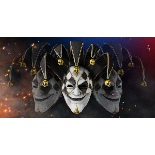 PAYDAY 2 10th Anniversary Jester Mask DLC STEAM KEY ROW