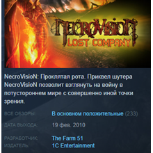 NecroVisioN: Lost Company / (Проклятая рота) Steam Key