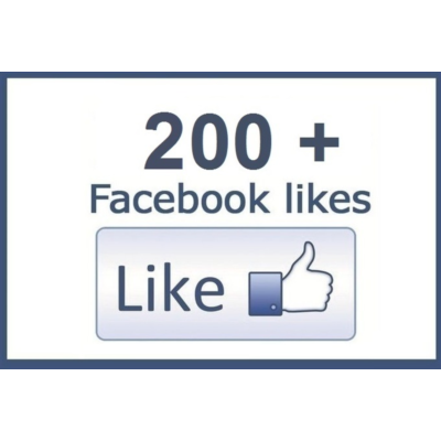 ✅ ❤️ 200 Лайков FACEBOOK | Лайки Фейсбук [НИЗКАЯ ЦЕНА]
