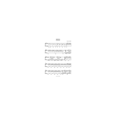 Rammstein - Spring (ноты)
