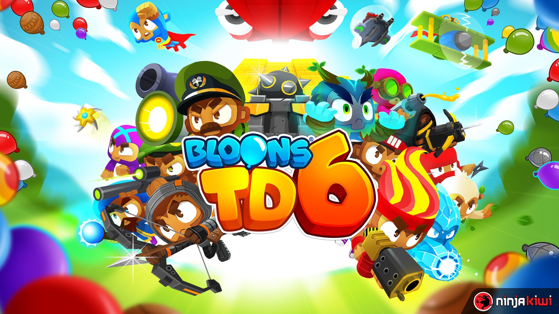 Купить Bloons TD 6 + 🎁 130 New Games Steam 🌍 за 100 ₽!