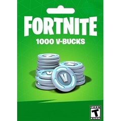 FORTNITE 1000 V-BUCKS GIFT CARD КЛЮЧ КОД GLOBAL + 🎁