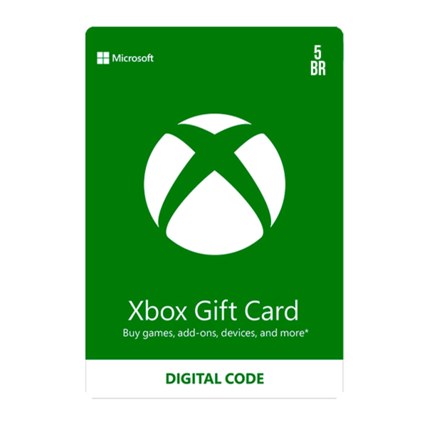 ⭐ Xbox Live Gift Card 5 BR (Brazil) Xbox Live 5 BRL
