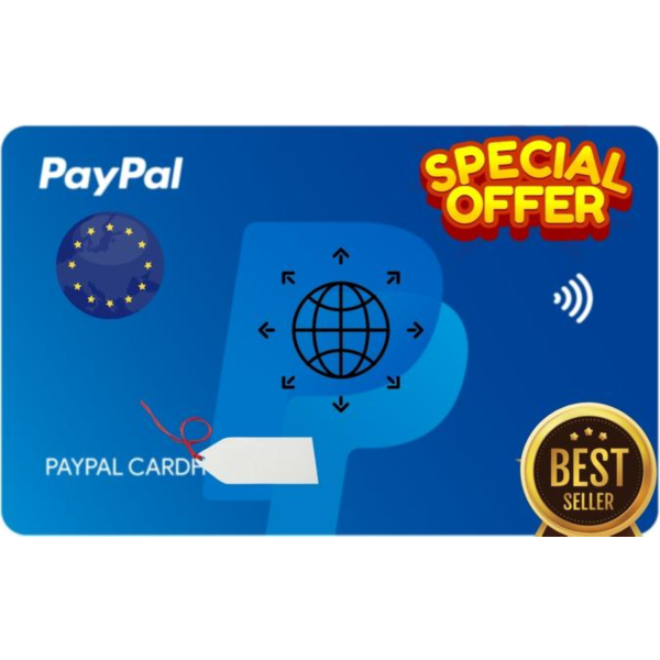 PAYPAL VERIFICATION CARD (Activation Card)⭐
