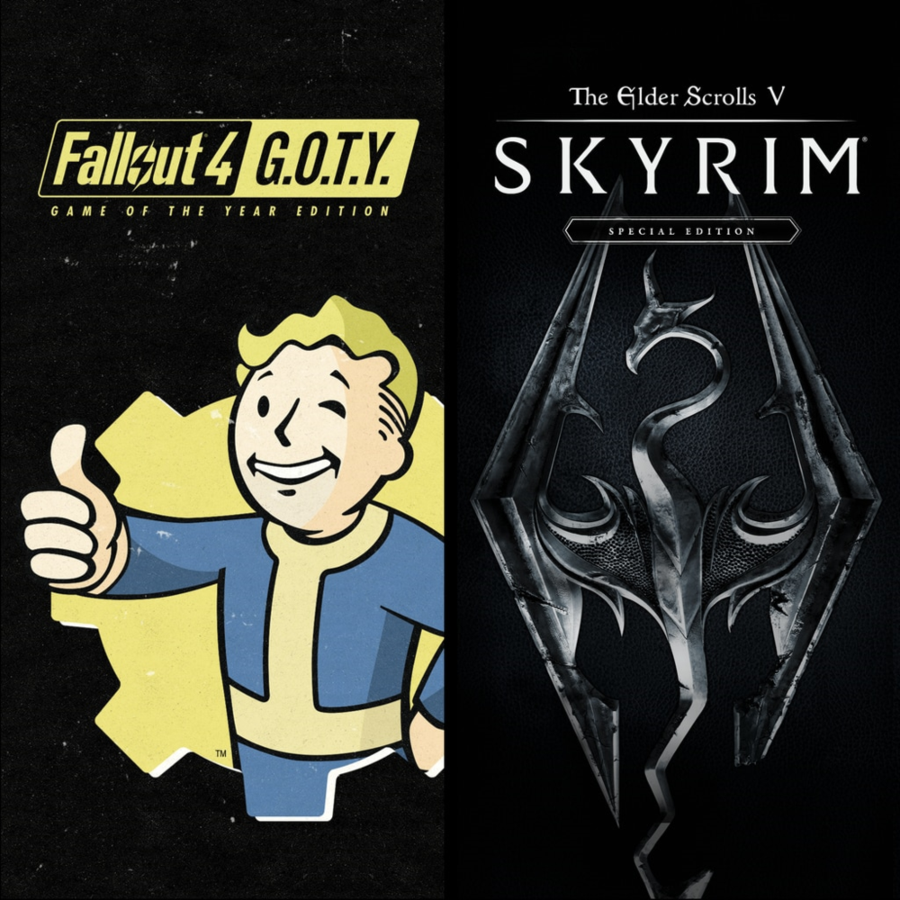 Купить Skyrim Anniversary Edition + Fallout 4 G.O.T.Y Xbox