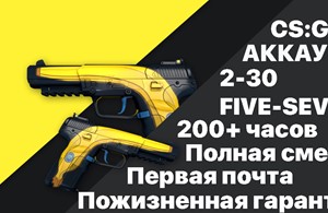Купить аккаунт CS:GO АККАУНТ|2-30 Five-SeveN на SteamNinja.ru