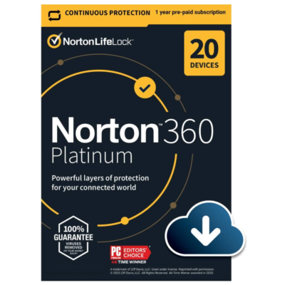 Norton 360 Platinum 20 devices / 16 месяцев (485 дней)  Global