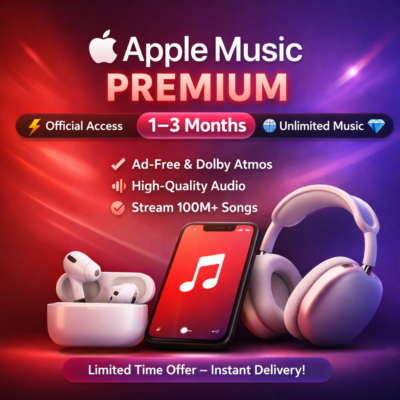 🎵💎 Apple Music Premium ⚡ | 1–3 месяца 🔥 Безлимитная музыка без рекламы 🎶✨