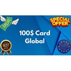 💵100$ Card Global🌎All Services/Subscriptions/Others✅