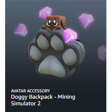 Key 🔑 Roblox: Doggy Backpack - Mining Simulator 2 🐶🎒