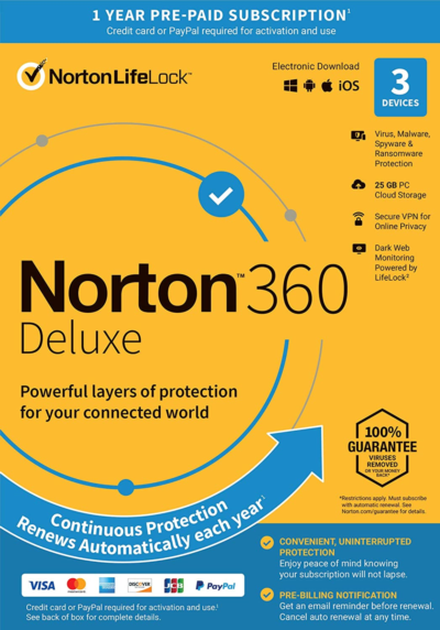 Norton 360 Deluxe   3 devices / 90 дней (Global)