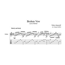 Broken Vow (Лара Фабиан) для гитары