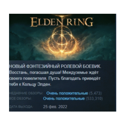 ELDEN RING АВТОДОСТАВКА STEAM GLOBAL МГНОВЕННО ЛИЦЕНЗИЯ