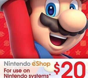 Обложка Nintendo eshop 20$ USA