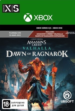 Обложка Assassin's Creed Valhalla dawn of ragnarok Xbox One