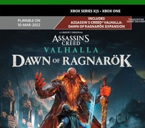 Обложка Assassin's Creed Valhalla dawn of ragnarok Xbox One