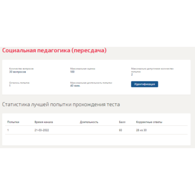 Социальная педагогика.Тест Синергия 2022г