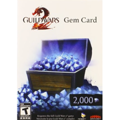 Guild Wars 2 2000 Gems Card