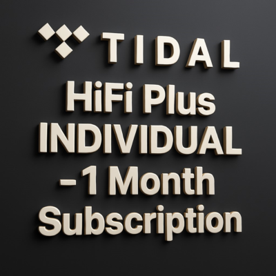 🎵 TIDAL HiFi Plus | Подписка на 1 Месяц 💎 Личный Аккаунт | 100% Оригинал 🎧