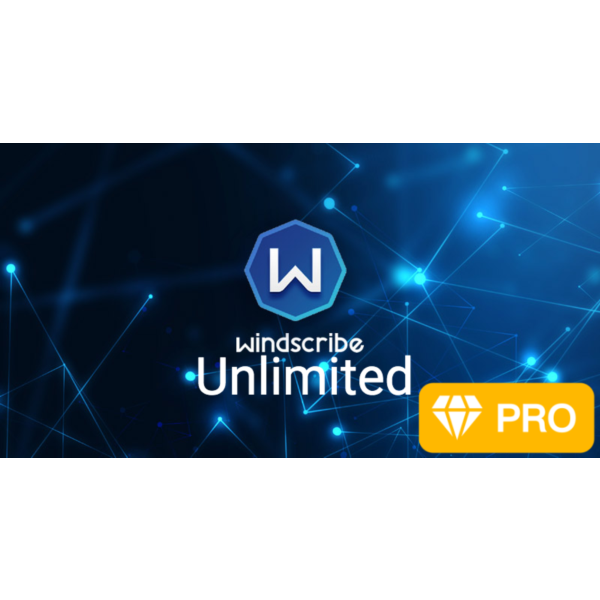 Windscribe VPN Pro аккаунт на 1 месяц, безлимит