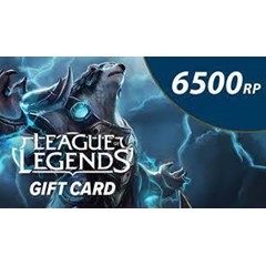 ⭐50EUR -6500RP LoL/5025 Points (EU Server)