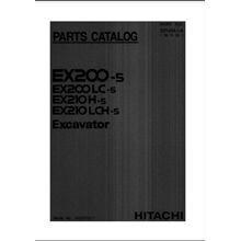 HITACHI EX200-5 КАТАЛОГ ЗАПЧАСТЕЙ ЭКСКАВАТОР