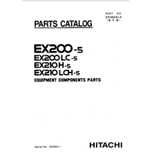 HITACHI EX200-5 КАТАЛОГ ЗАПЧАСТЕЙ