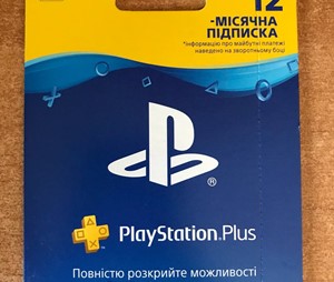 🎁 PlayStation PLUS Украина 12 месяцев подписка UA PSN