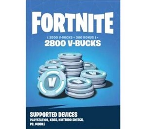Обложка Fortnite - 2800 V-Bucks Gift Card (Global/Key)