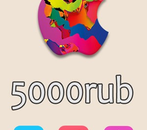 Обложка Подарочная карта iTunes 5000 рублей (код AppStore 5000)