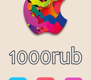 Обложка Подарочная карта iTunes 1000 рублей (код AppStore 1000)