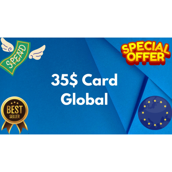35$ Card Global All Services/Subscriptions/Others