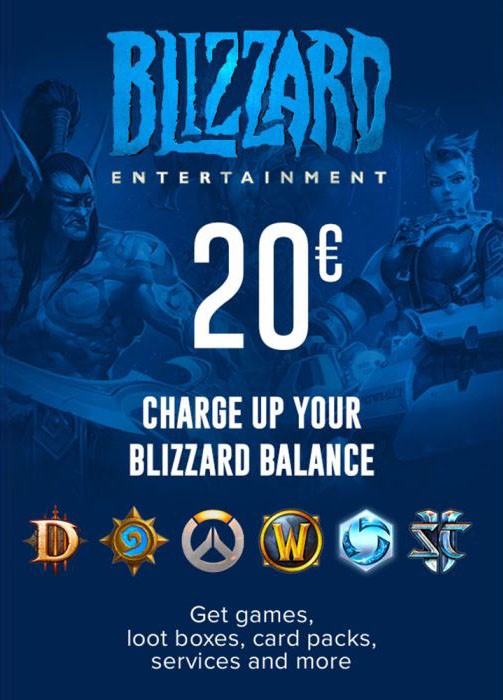 Скриншот 🌠 Blizzard Подарочная карта Battle.net 20€ (EU)  :3