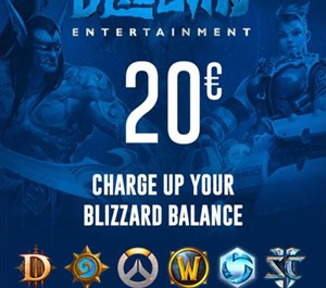 Обложка 🌠 Blizzard Подарочная карта Battle.net 20€ (EU)  :3