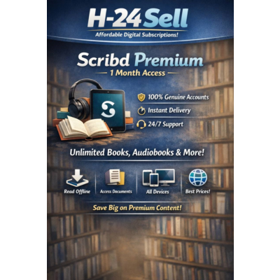 📖 Scribd Premium Подписка | 1 Месяц ⚡ Личный Аккаунт | Быстрая Доставка ✅