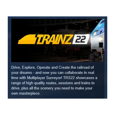 Trainz Railroad Simulator 2022 АВТОДОСТАВКА STEAM GLOBAL МГНОВЕННО ЛИЦЕНЗИЯ