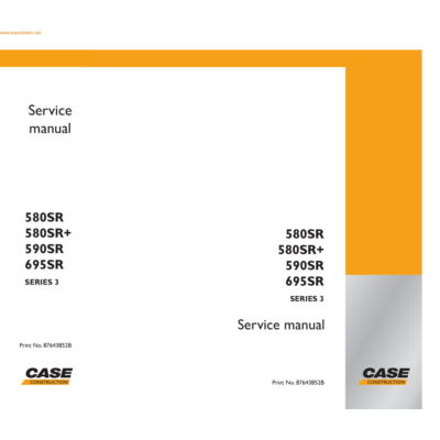 CASE 580/590/695 Service manual