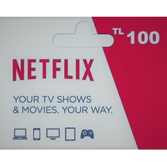 🔸Подарочная карта NETFLIX 100 TL (Турция)🔸